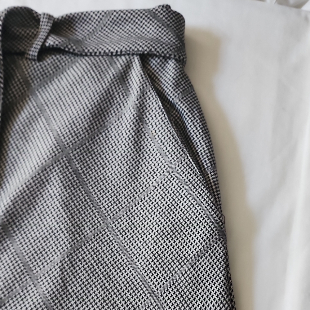 Cato Gray Belted A-Line Skirt - Picture 4 of 12